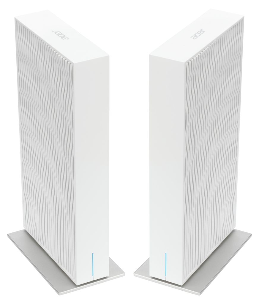 Acer Wave 7, wifi 7 Mesh Router, EU plug, dual pack Dual-band (2.4GHz + 5GHz or 2.4GHz + 6GHz) Wi-Fi 7 (802.11be) 4