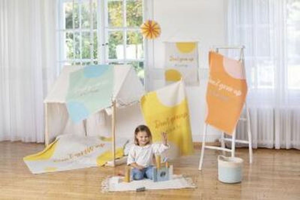 David Fussenegger Babydecke Lili 'Don't grow up' 70 x 90 cm Hellgrün