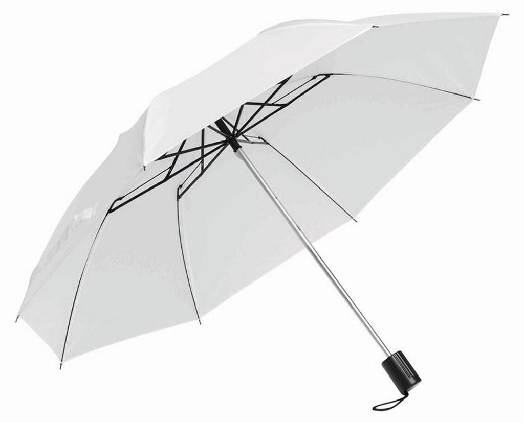 L-Merch - Taschenschirm LT4459 (32 cm x 85 cm) (Weiß)