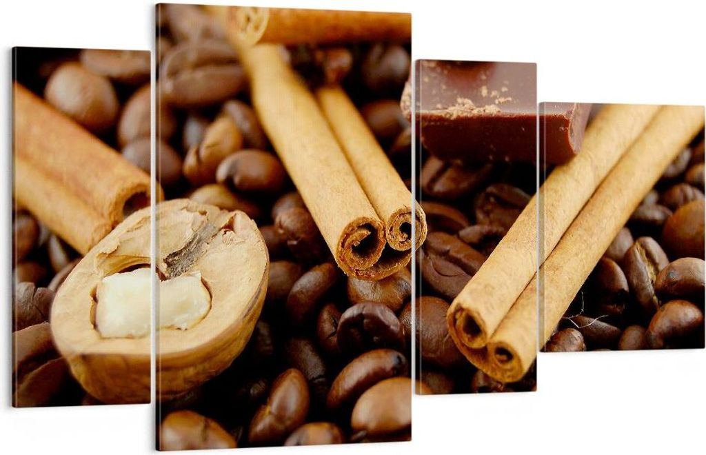 Bild auf Leinwand - Leinwandbild - Gerösteter Kaffee Aroma Produktbild 