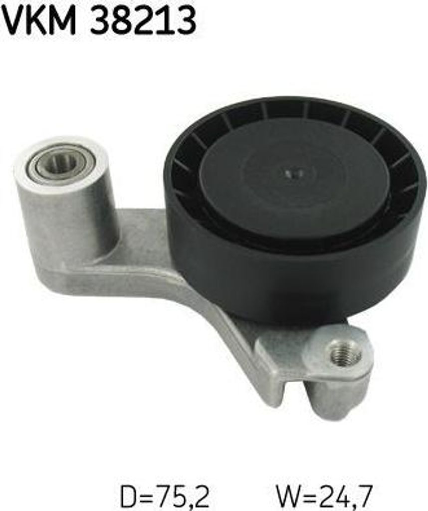 SKF VKM 34112 Umlenkrolle Keilrippenriemen für FORD Focus II Schrägheck (DA, HCP, DP) Focus II Kombi (DA, FFS, DS) Focus C-Max (DM2)