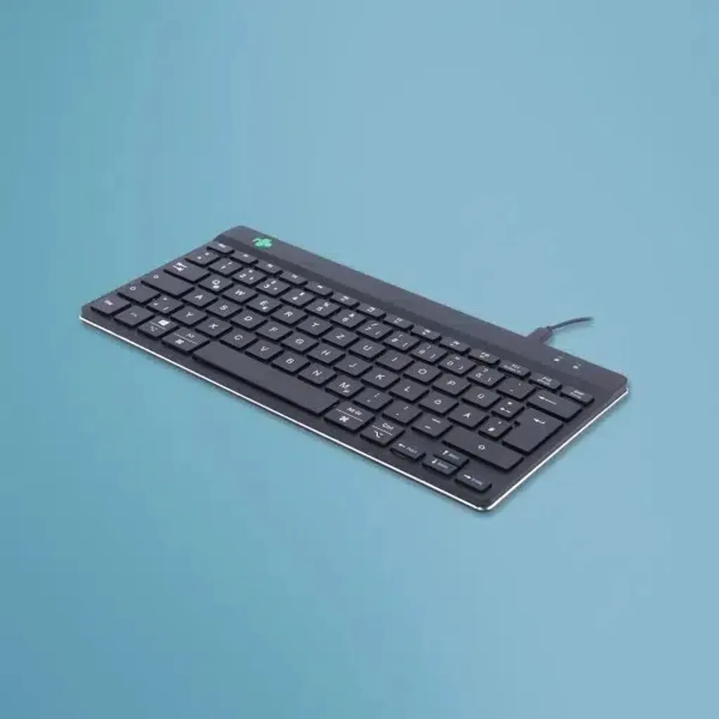 Clavier Compact R-Go Break Noir Layout US - Indicateur de Pause LED - 3