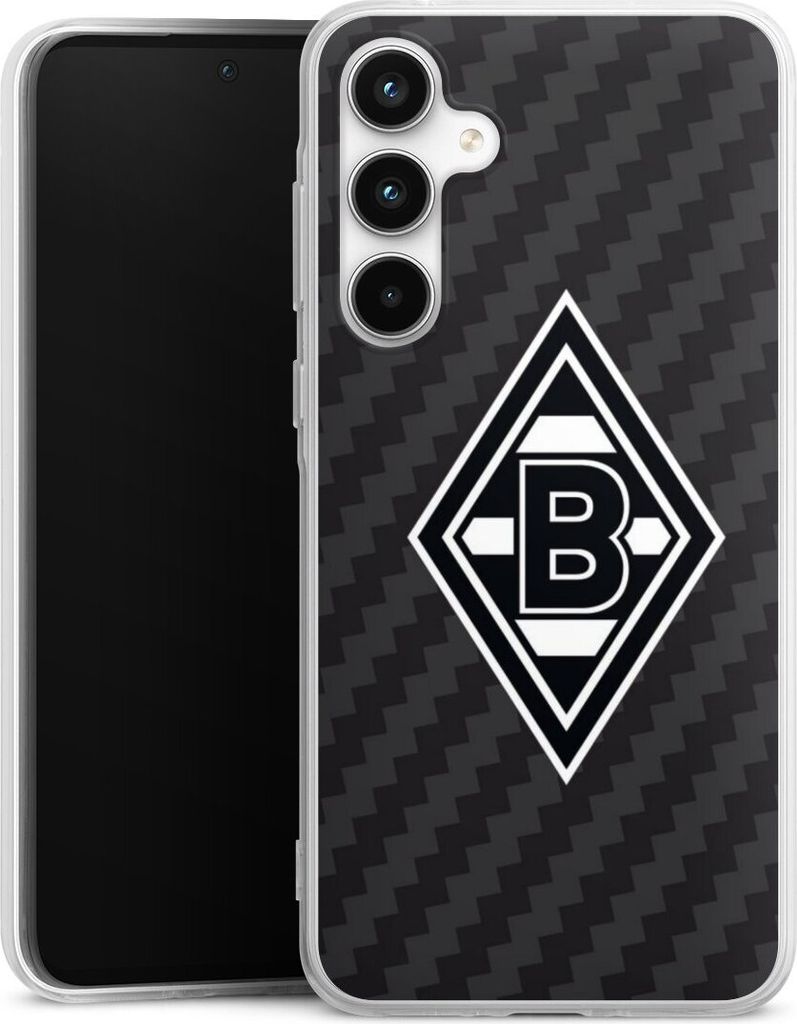 DeinDesign Handyhülle für Samsung Galaxy A35 5G Silikon Hülle Case Smartphone Schutzhülle Borussia Mönchengladbach Carbon Gladbach