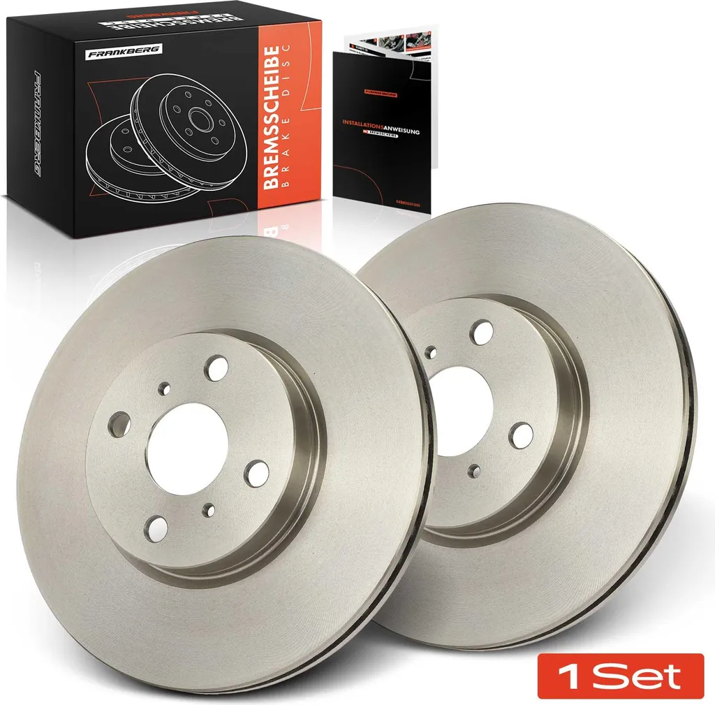 Frankberg 2 disques de frein avant pour Toyota Corolla et Ractis 05-17