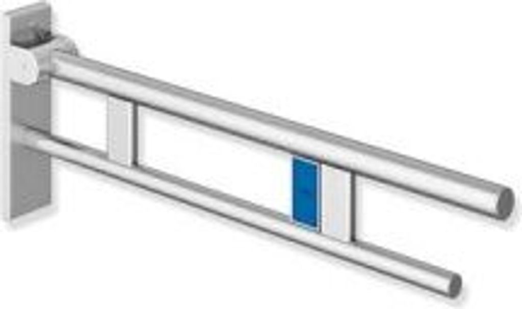HEWI 900.50.175XA SK-Griff Duo (B), li, 700, WC-Spül