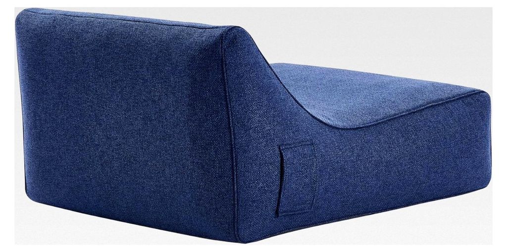 Aufblasbarer Camping Sessel mit Textil-Bezug - Ergonomischer Outdoor Lounge Chair - Doppelwandig & Robust - Strand & Festival Luftsofa