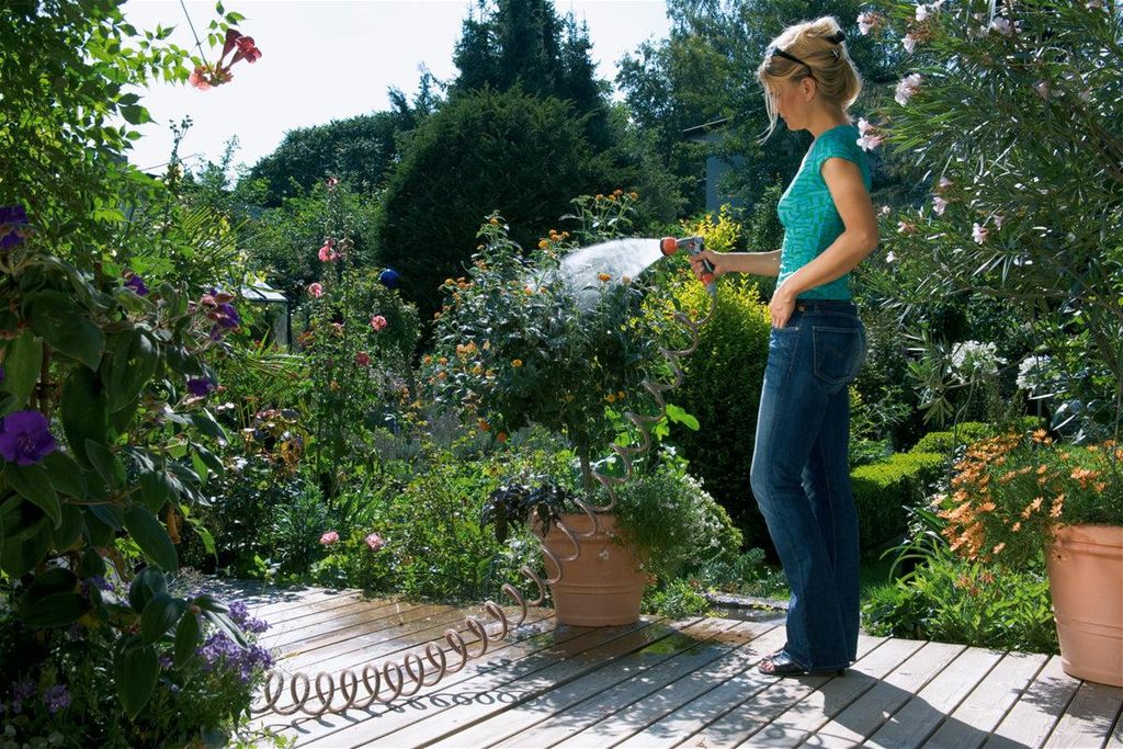 GARDENA Spiralschlauch-Set 04647-20 (in der Farbe blau) Produktbild 