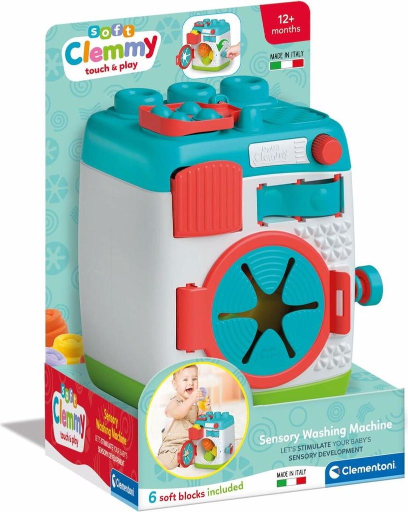 Spielzeug-Waschmaschine Clementoni Soft Clemmy