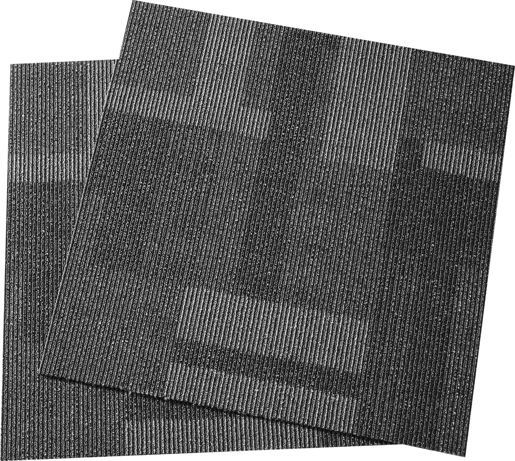 Dalles de Moquette Moelleuses Gris Mixte 24 Unités pour Sol d'Intérieur