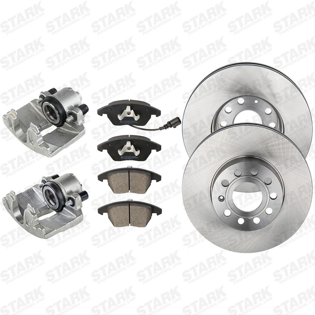 STARK Bremsen Set Vorne Bremsscheiben und Beläge für VW GOLF VI (5K1) 288mm