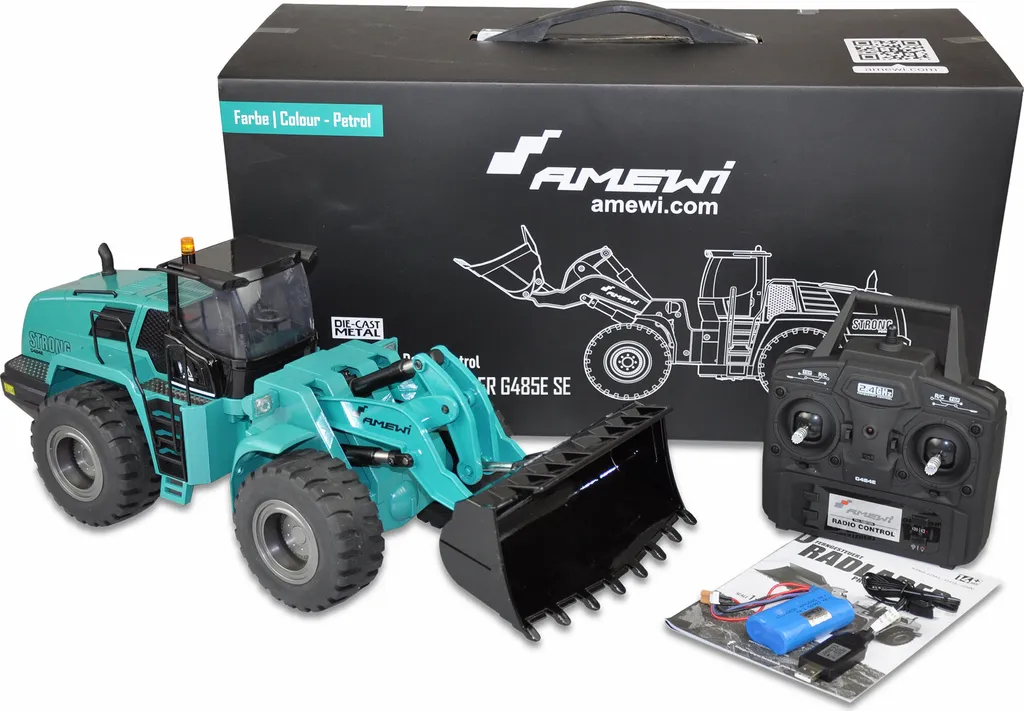 Chargeur sur pneus RC Amewi G485E batterie Li-Ion longue durée