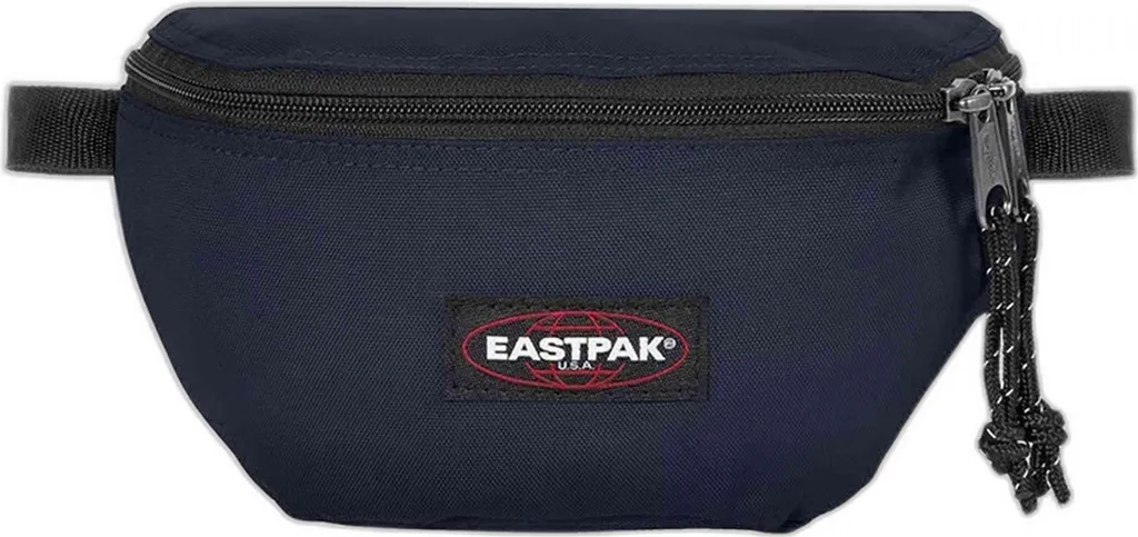 Sacoche ceinture Eastpak robuste avec compartiment zippé bleu