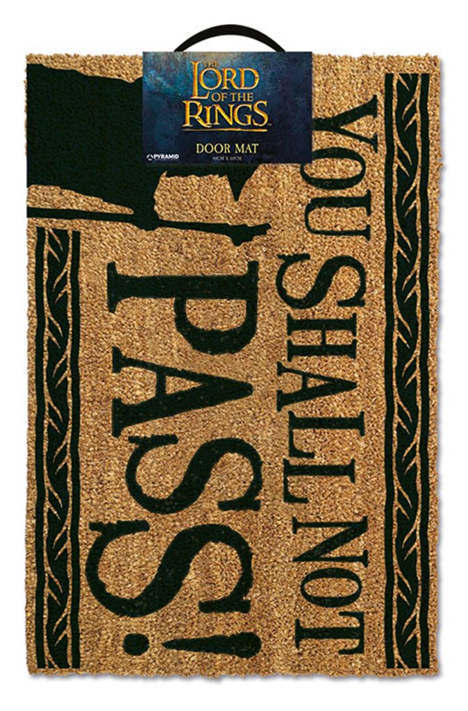 Tapis de porte Le Seigneur des Anneaux 40×60 cm – Vous ne Image du produit 