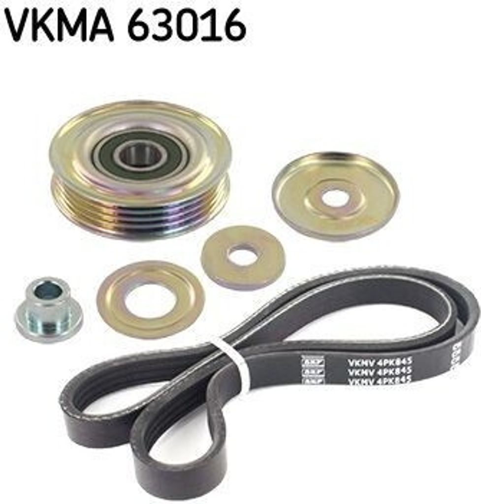SKF VKMA 63016 Keilrippenriemensatz für HONDA CIVIC VI Produktbild 