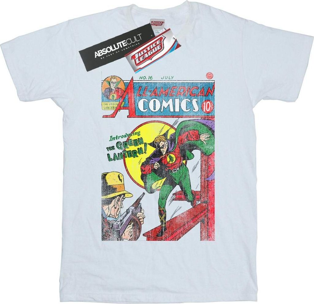 DC Comics - "Justice League All American Issue 16" T-Shirt für Damen BI28527 (XXL) (Weiß)