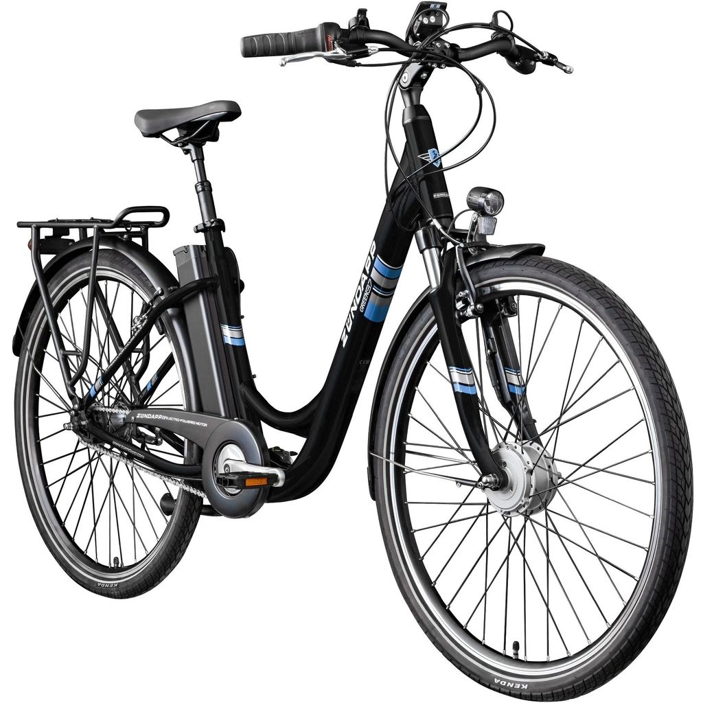 Zündapp Green 3.7 E Bike Damenfahrrad schwarz blau Produktbild 