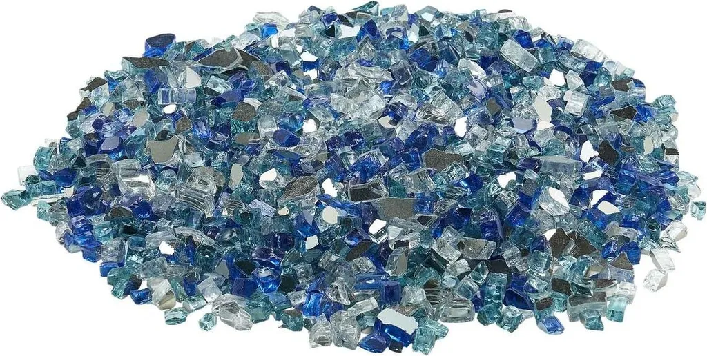 Pierre de verre ignifuge 10 lbs, haute résistance thermique 1/2 pouce
