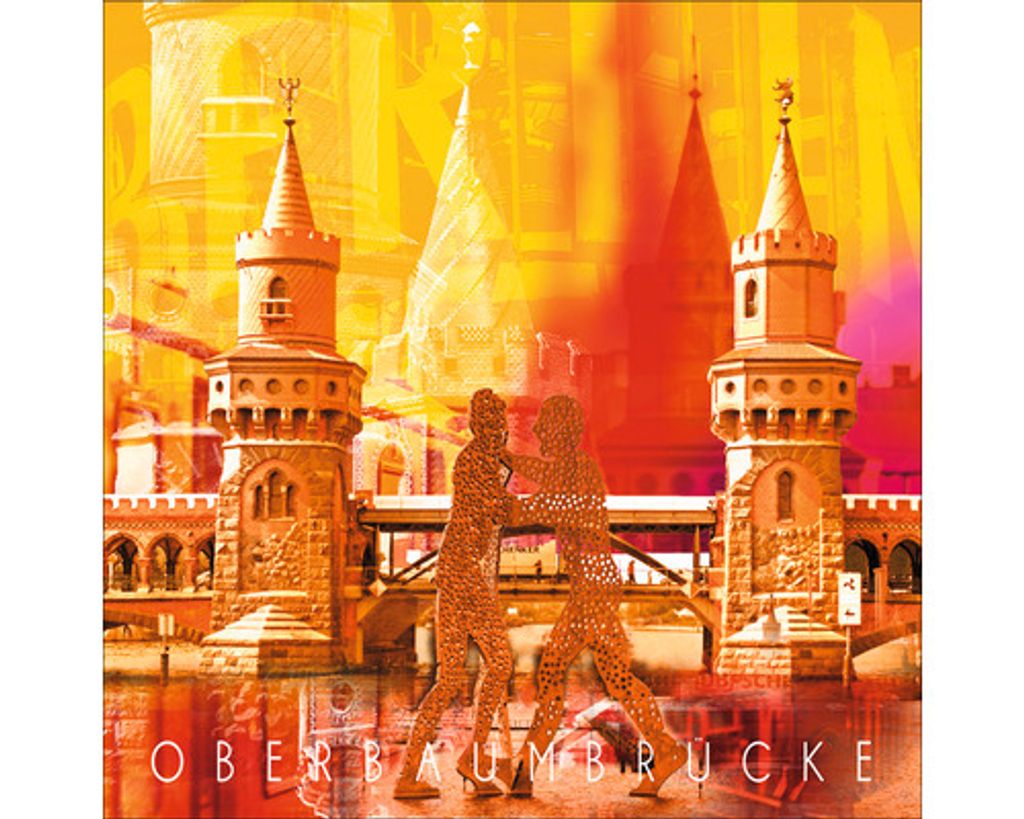 Glasbild Berlin Oberbaumbrücke GLA1481 20x20 cm Produktbild 
