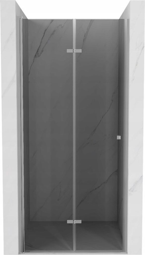 Mexen Lima Faltduschtür 110 cm, Graphit, Chrom - 856-110-000-01-40
