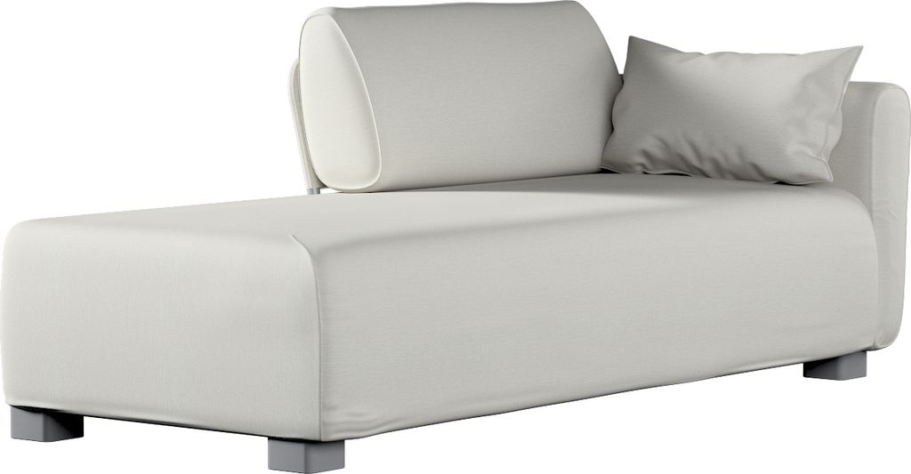 Dekoria Bezug für Mysinge Recamiere Sofa, mittelgrau, Sofahusse, Mysinge Recamiere
