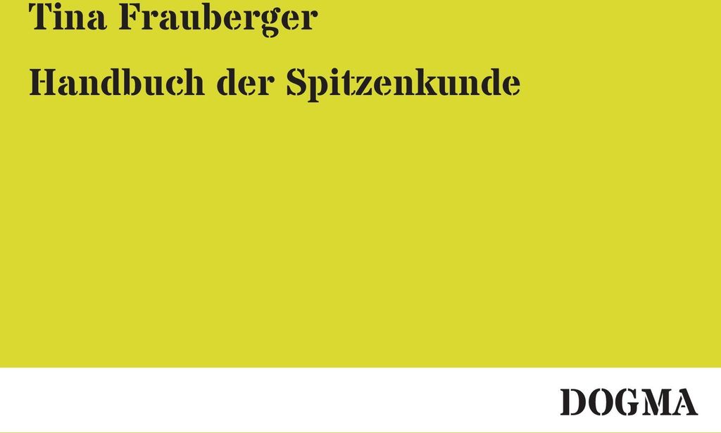 Handbuch der Spitzenkunde