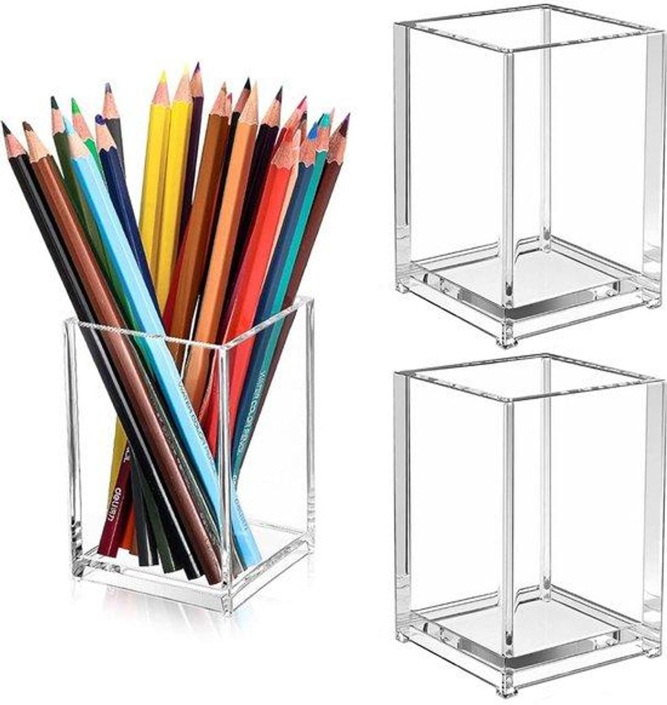 Acrylhalter 3er Set, Transparent, Halterset