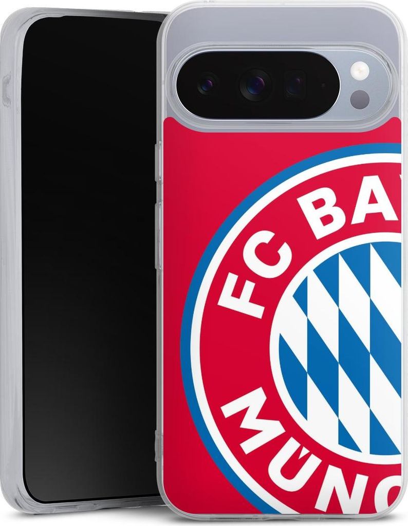 DeinDesign Handyhülle für Google Pixel 10 Pro XL Silikon Hülle Case Smartphone Schutzhülle FC Bayern München FCB Offizielles Lizenzprodukt