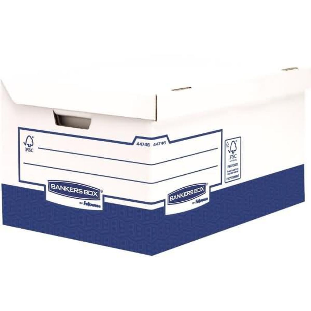 Fellowes BANKERS BOX Archiv-Klappdeckelbox Maxi Ultra Heavy (10 Stück)