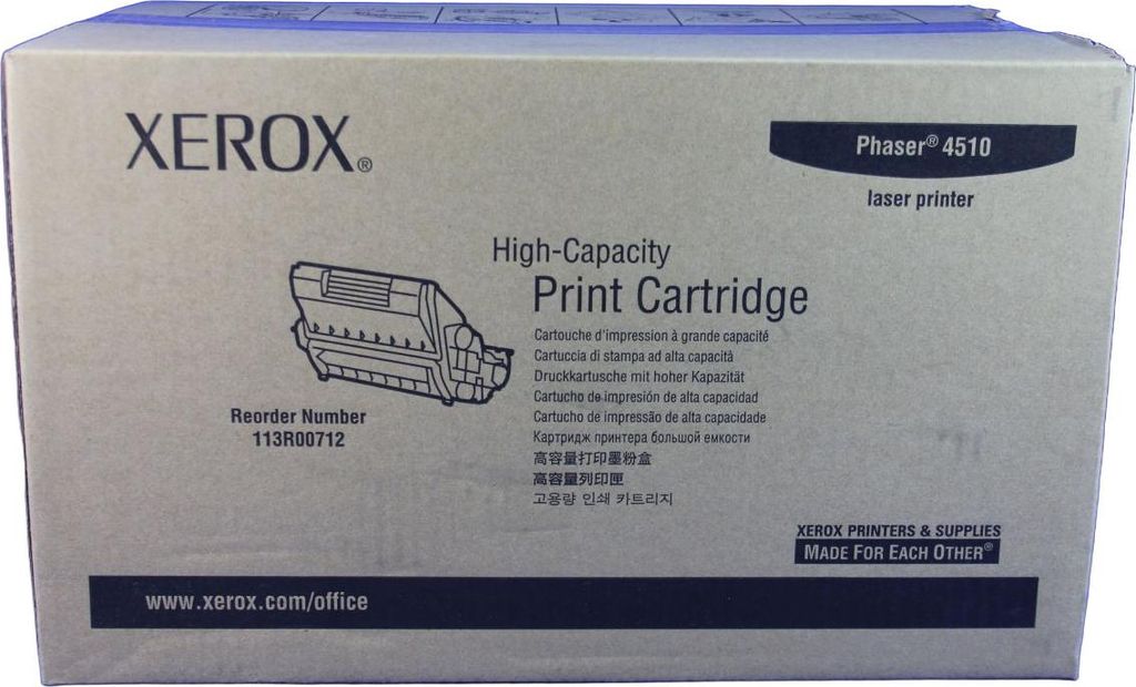 Xerox 113R00712 Tonerkartusche Schwarz 19.000 Seiten für Xerox Phaser 4510