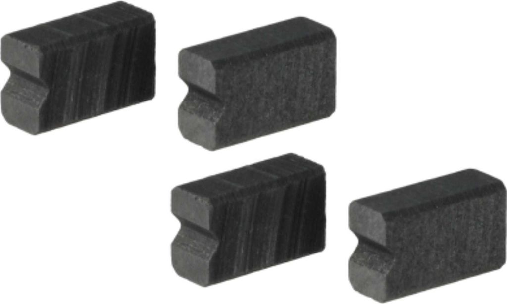 vhbw 4x Kohlebürste 6,25 x 4 x 10 mm kompatibel mit Bosch Benvenuto TCA5802 - classic, TCA5608 - venezia Kaffeemaschine, Mahlwerk, Mahlwerksmotoren