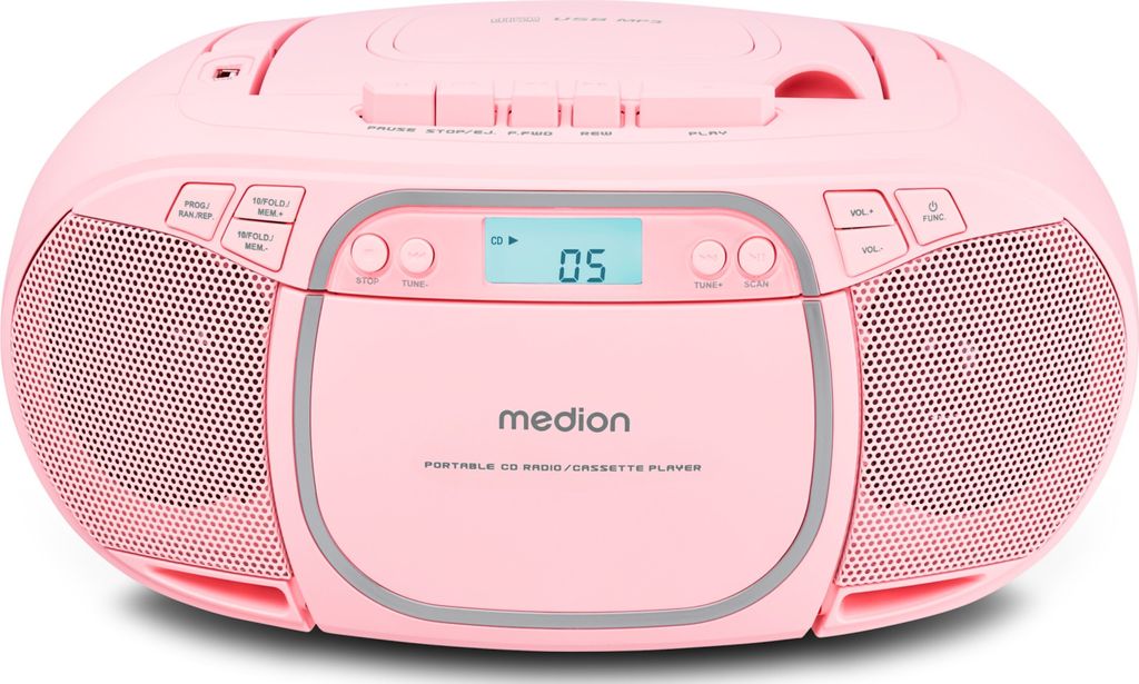 MEDION E66476 Stereo Sound System (Boombox, CD-Player, MP3, Produktbild 