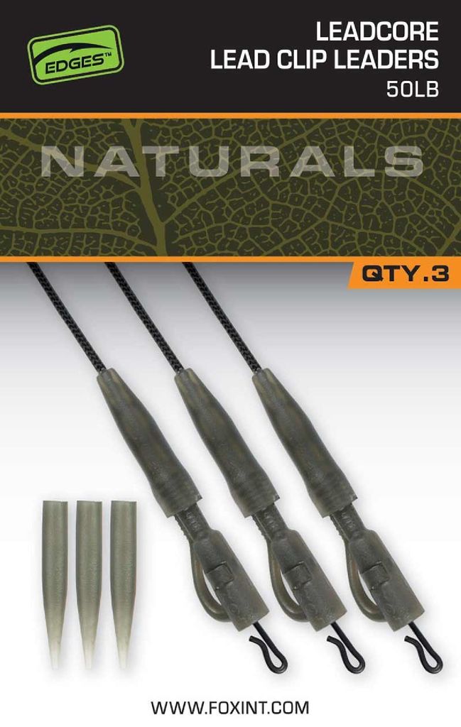 Fox Fishing Edges Naturals Leadcore Power Grip Lead Clip Produktbild 