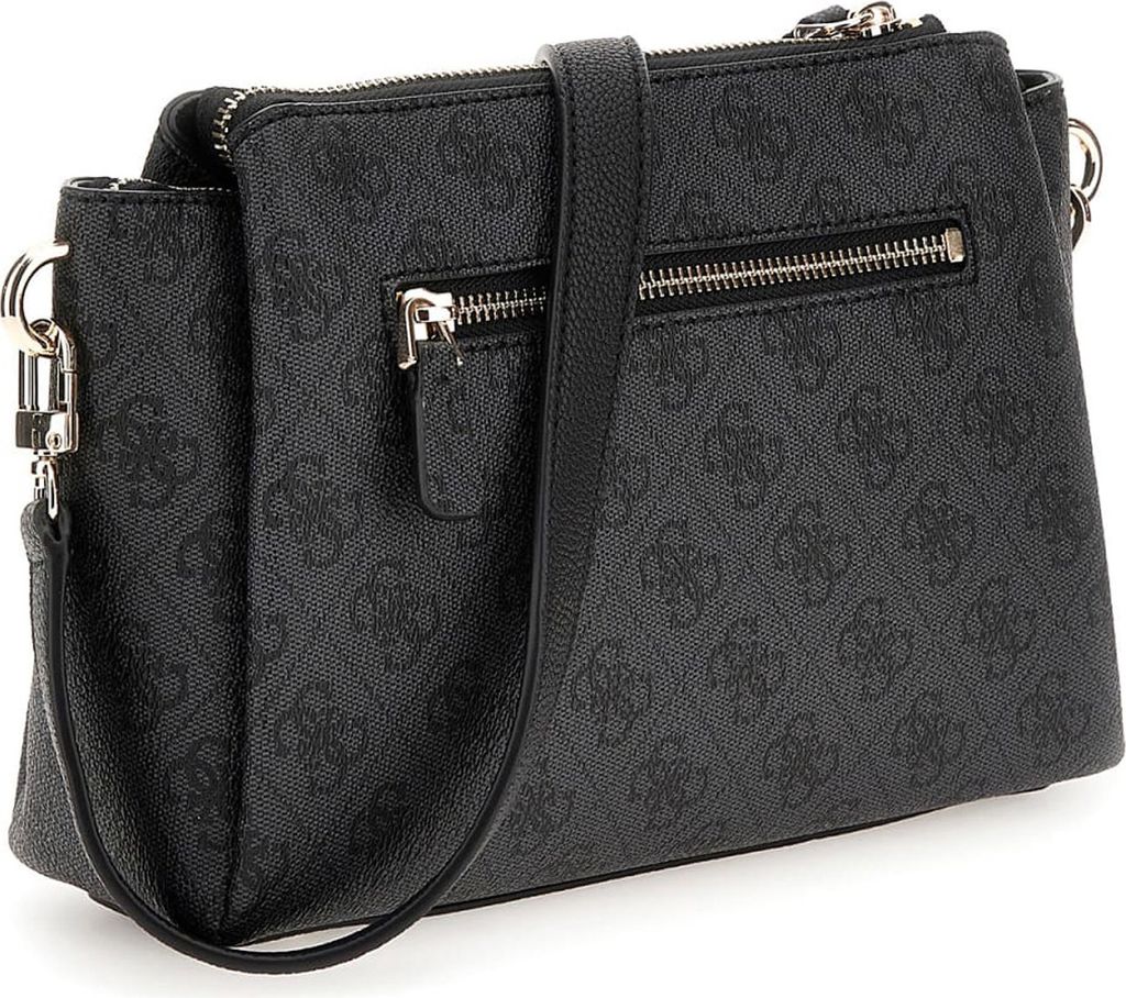 Guess Handtasche NOELLE Tri Compartment Coal Logo Produktbild 2