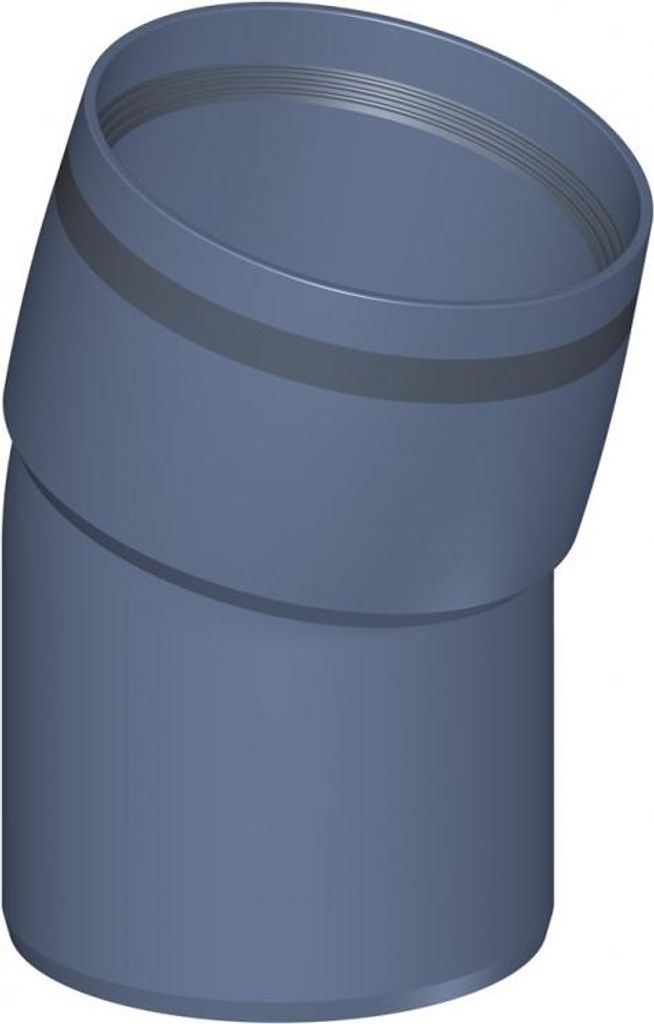 Poloplast POLO-KAL XS, Bogen, DN 90, 15°, 1 Stk. Produktbild 