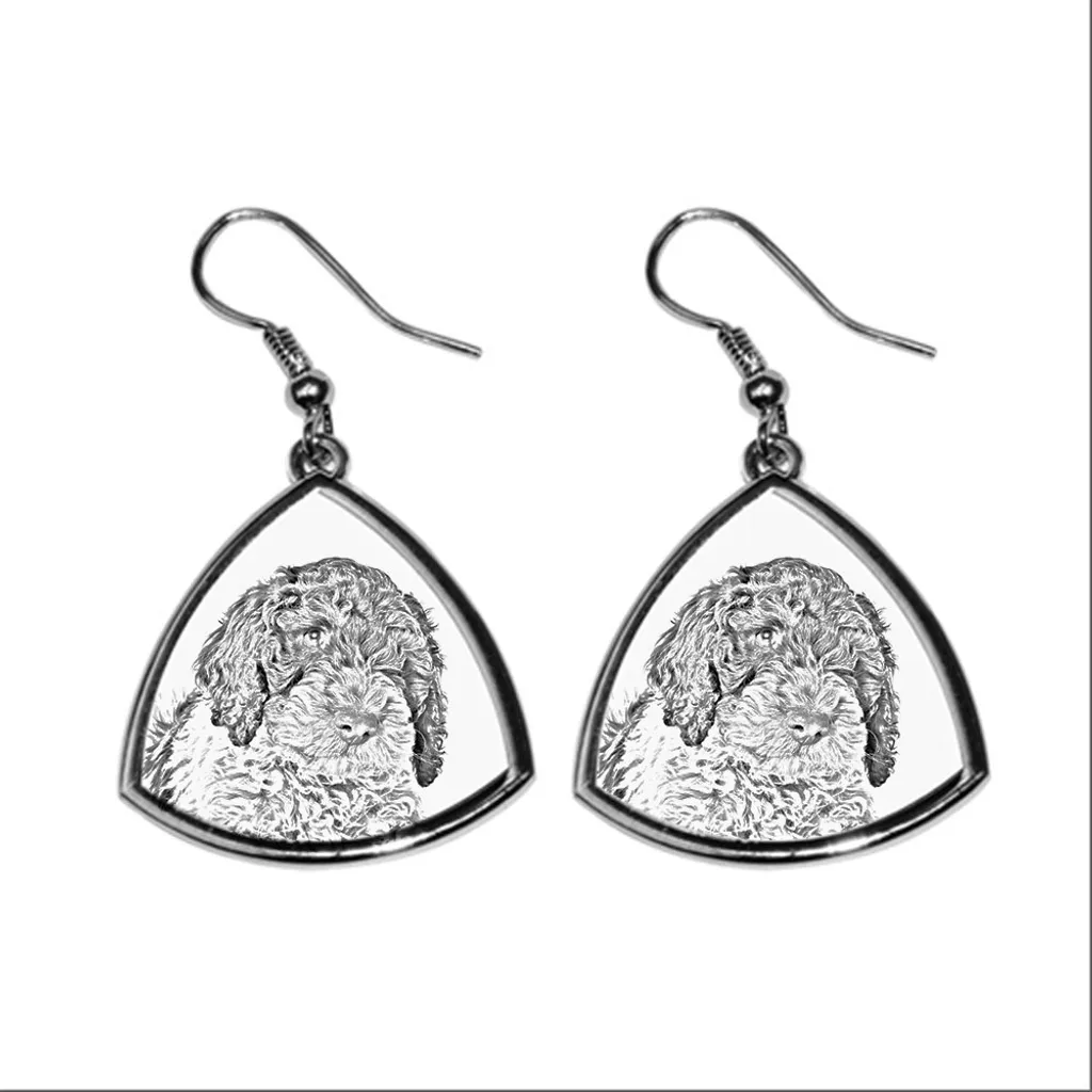 Orecchini Pendenti Lagotto Romagnolo | Regalo Personalizzato Art-Dog