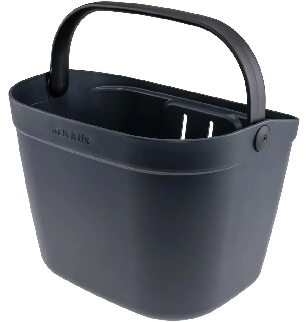 Panier de vélo avant Mio Basket Klickfix en maille d'acier avec anse