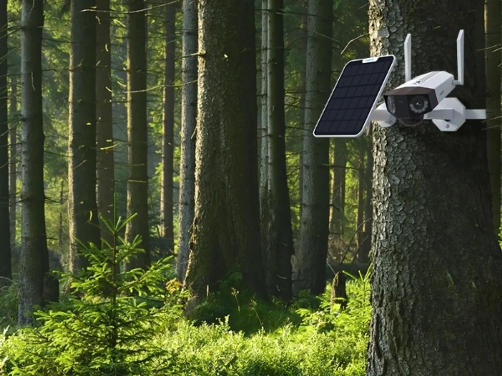 Caméra 4G Extérieure 6MP Vision 180° Grand Angle avec Panneau Solaire - 13