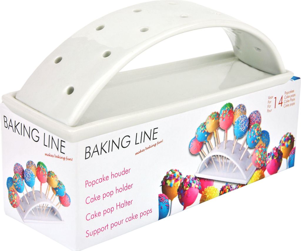 Cake-Pop-Halter / Ständer aus weißem Porzellan zum Produktbild 