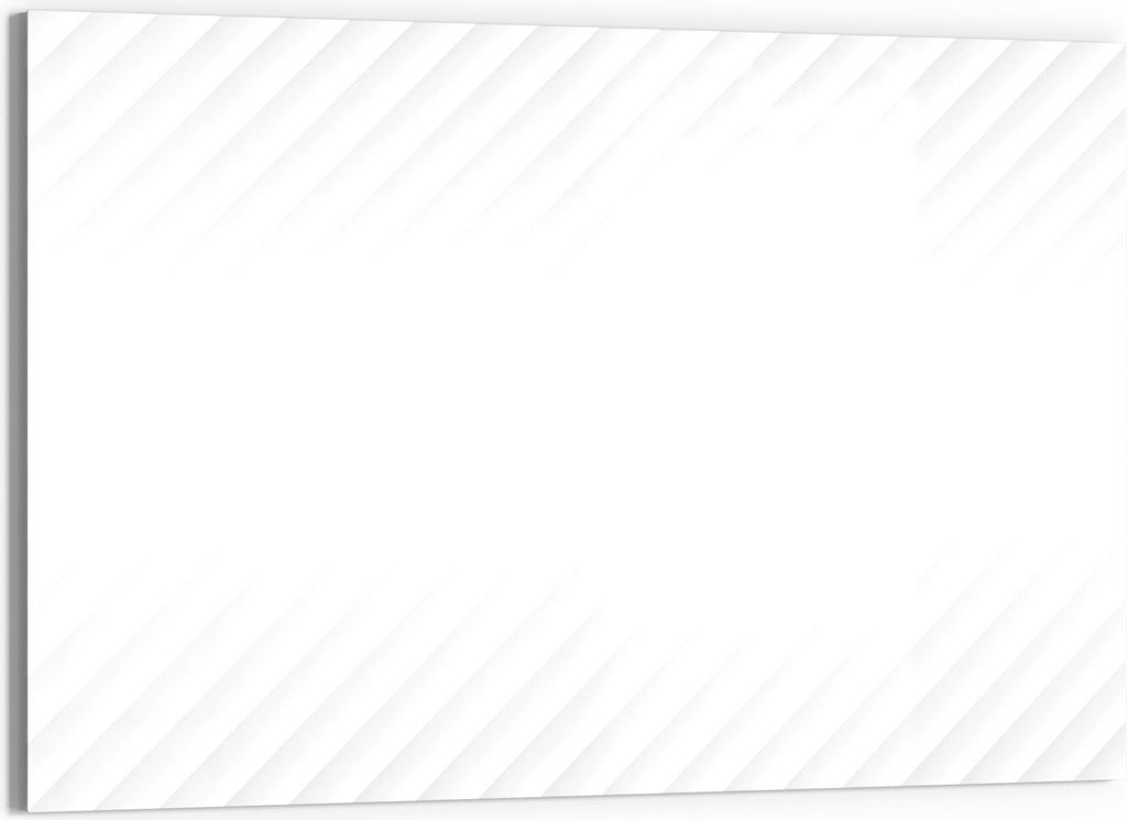 DEQORI Magnettafel Glas 60x40 cm 'Diagonale Erhebungen' beschreibbar Whiteboard