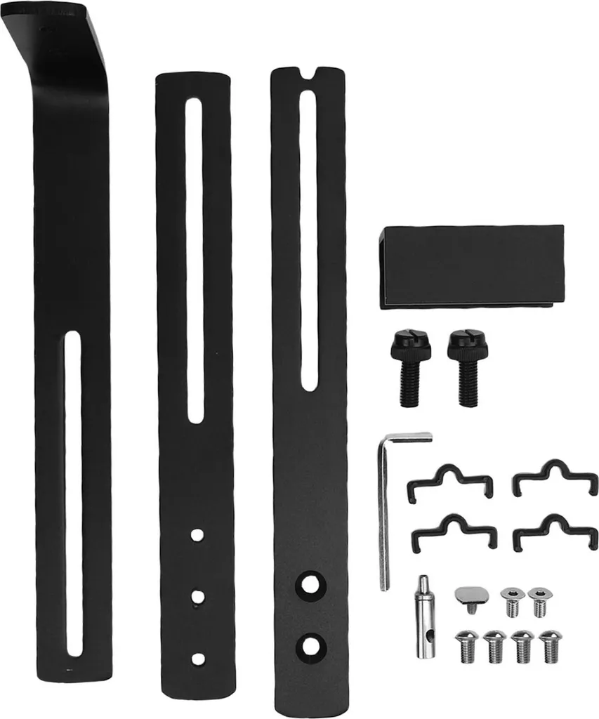 Support de lampe pour aquarium avec système de décrochage rapide noir