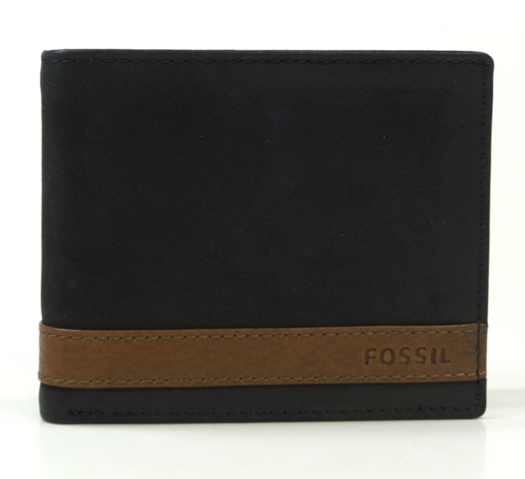Fossil Geldbörse Quinn Bifold Schwarz ML3653-001 Herren Produktbild 