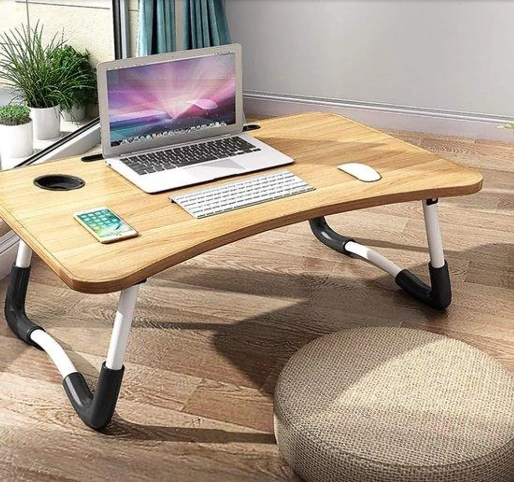 Bureau de Canapé pour Ordinateur - Support de Lit Réglable et Nomade