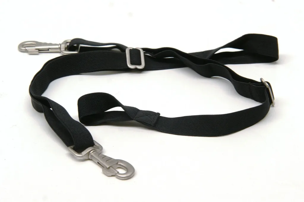 QHP Cordoncini elasticizzati per gambe neri, QHP17_Gr.:0