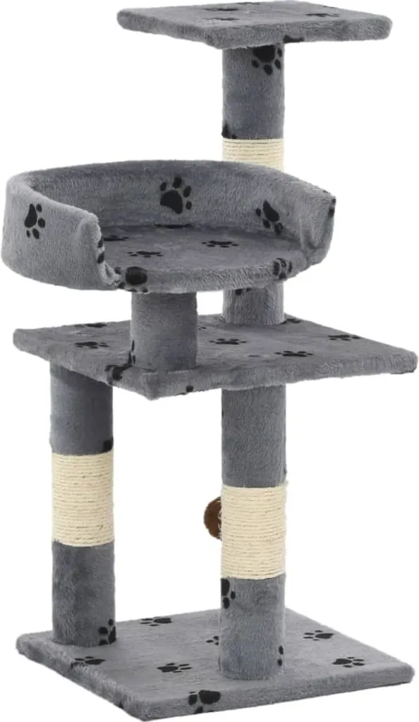 Tiragraffi Gatto Grigio 65cm The Living Store | Regalo per il tuo Micio