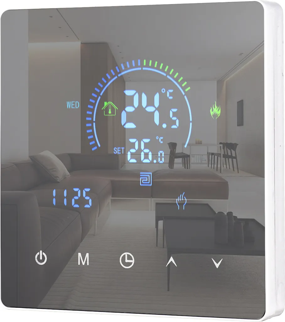 Régulateur de Chauffage au Sol Programmable avec Commande Tactile Moderne - 2