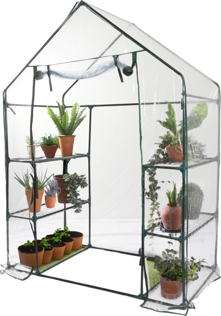Garten Gewächshaus Folien Treibhaus Pflanzenhaus 6 Regale Frühbeet Tomaten