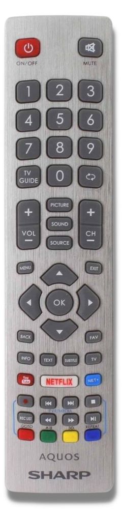 Originale Sharp TV Fernbedienung DH1710 | DH1829 Produktbild 