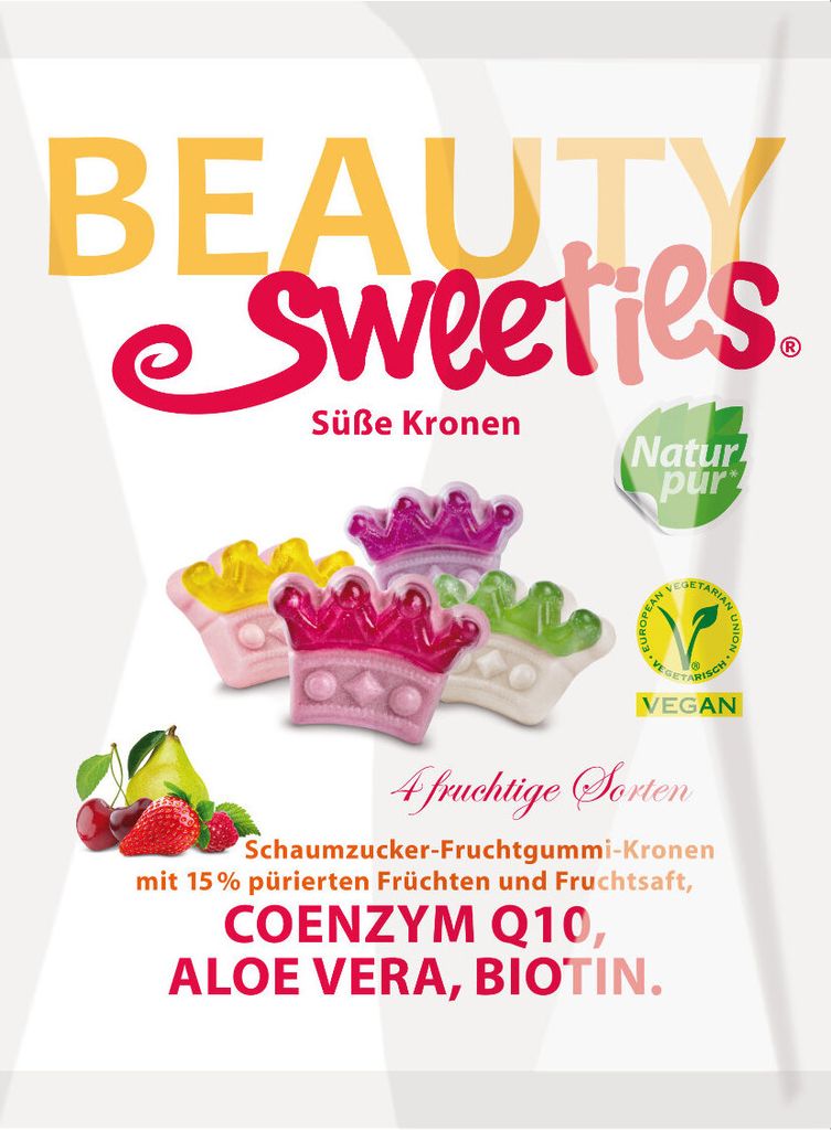 BeautySweeties Süße Kronen mit Schaumzucker und Fruchtsaft 125g