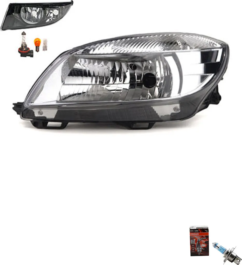 Johns, Fari Osram Night Breaker Laser compatibili con Skoda Fabia 54 04/10-12/14L 5J1941017C 5J1941015C 5J0941701C 5J0941699C