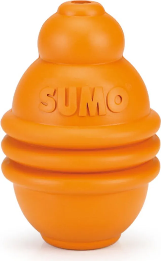 Beeztees Sumo Play Jouet Anti-ennui et Destructeur pour Chien Orange